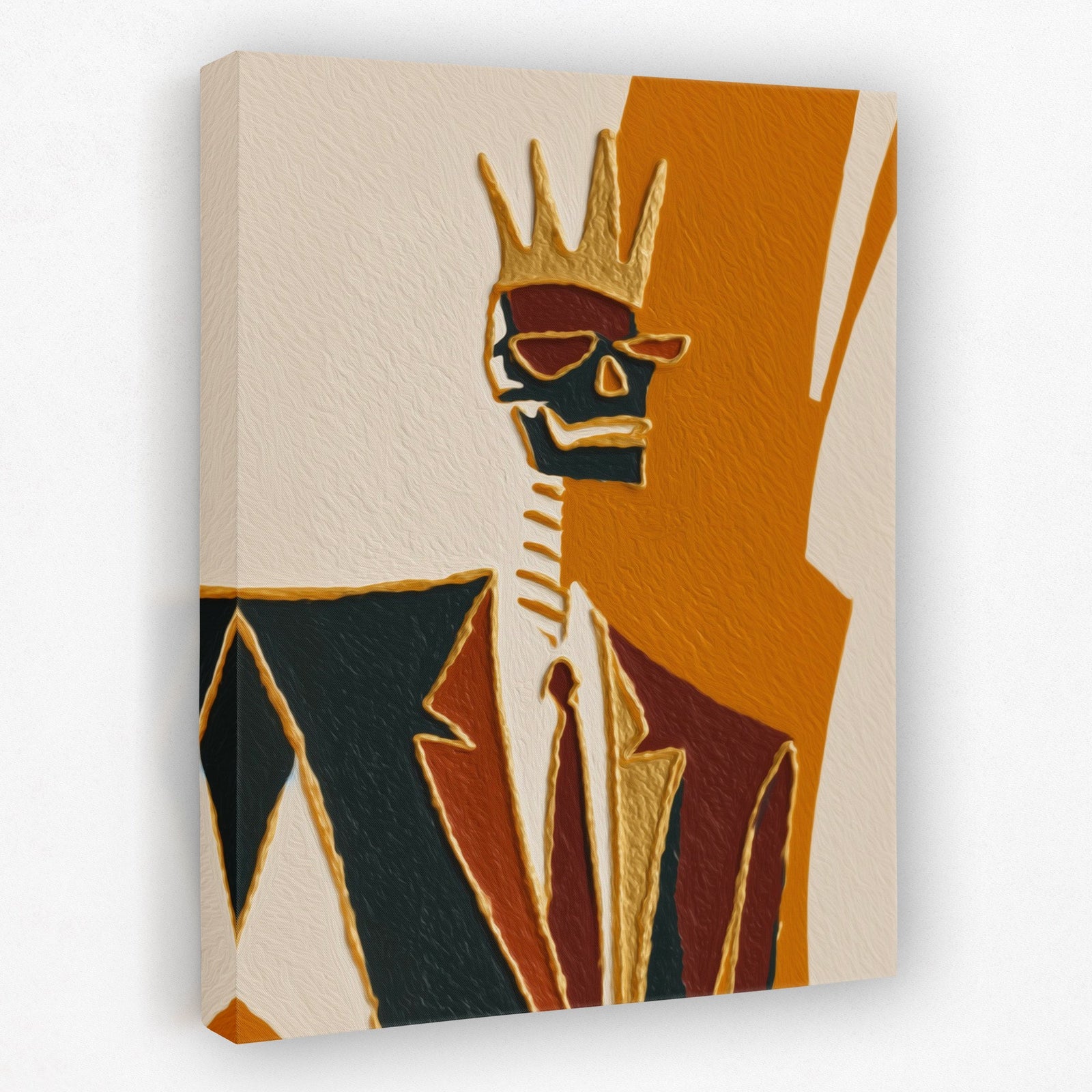 Crowned Bone Oracle - Luxury Wall Art