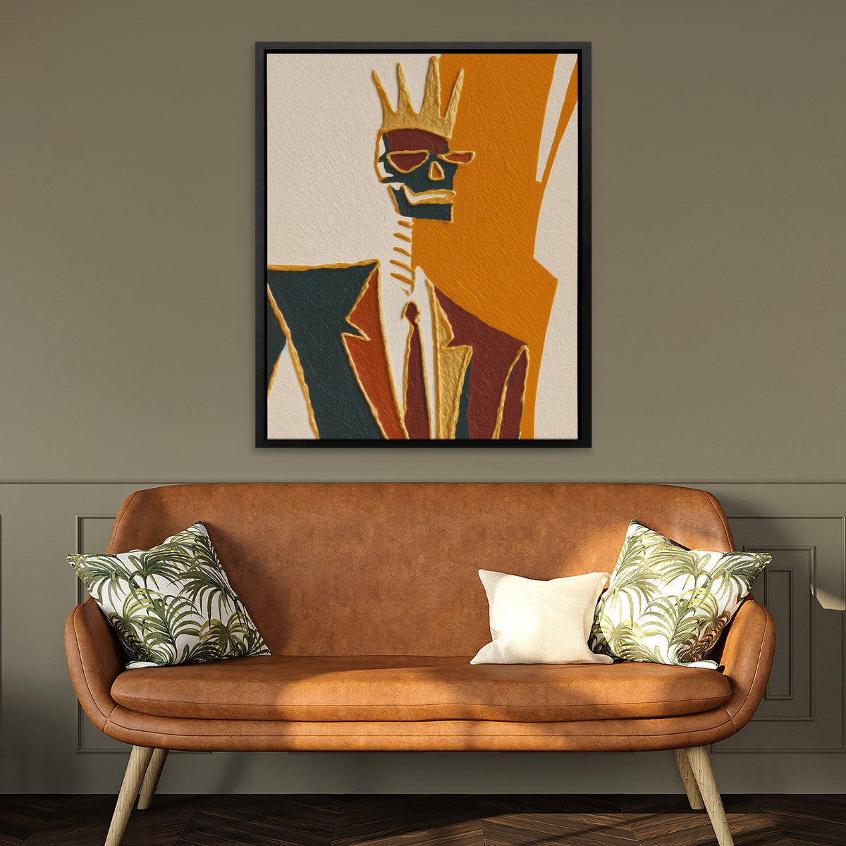 Crowned Bone Oracle - Luxury Wall Art