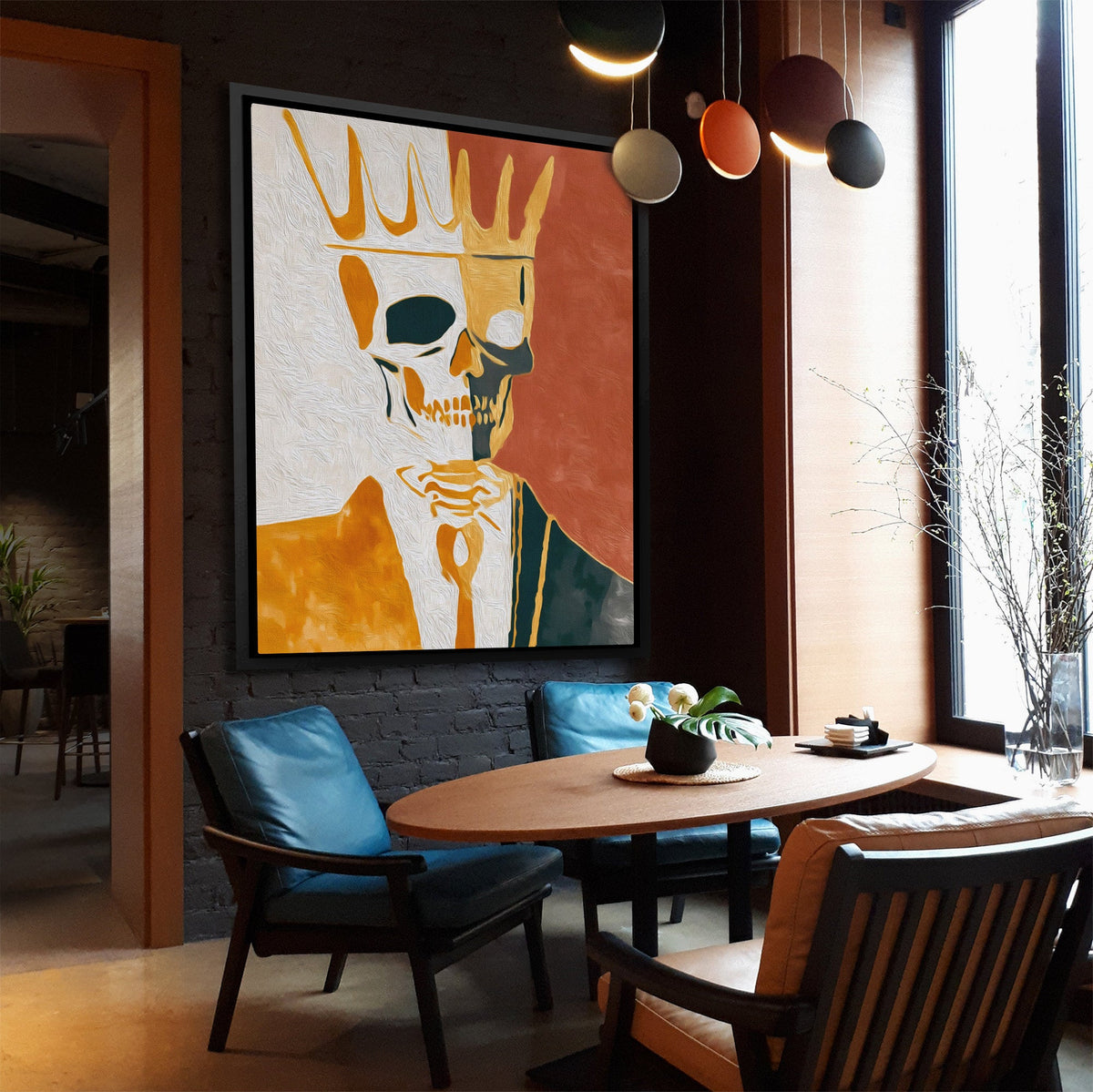 Crowned Bone Portrait - Luxury Wall Art