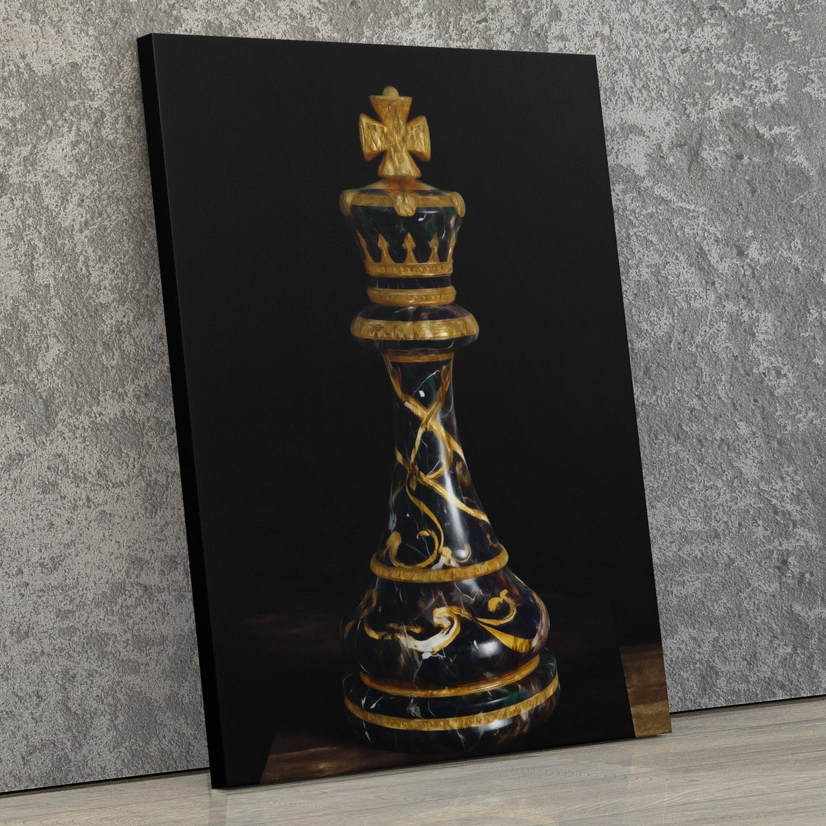 Crowned Chess Authority - Luxury Wall Art