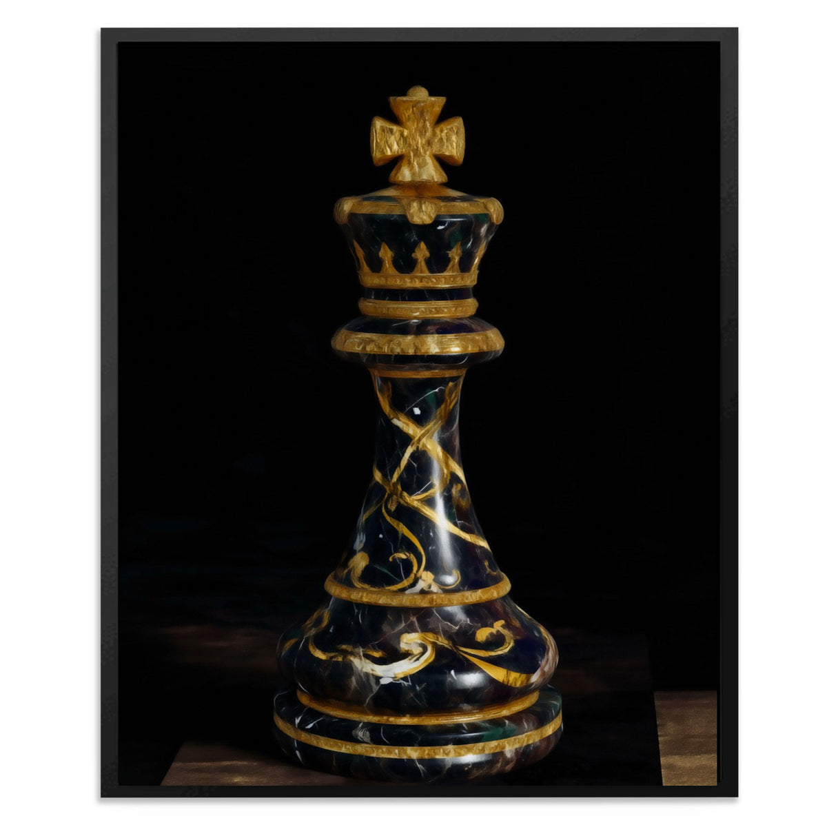 Crowned Chess Authority - Luxury Wall Art