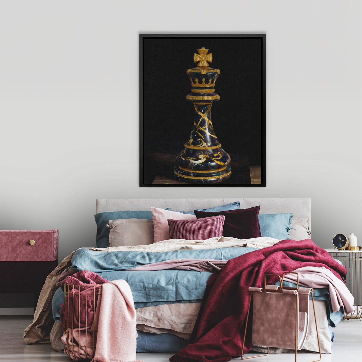Crowned Chess Authority - Luxury Wall Art