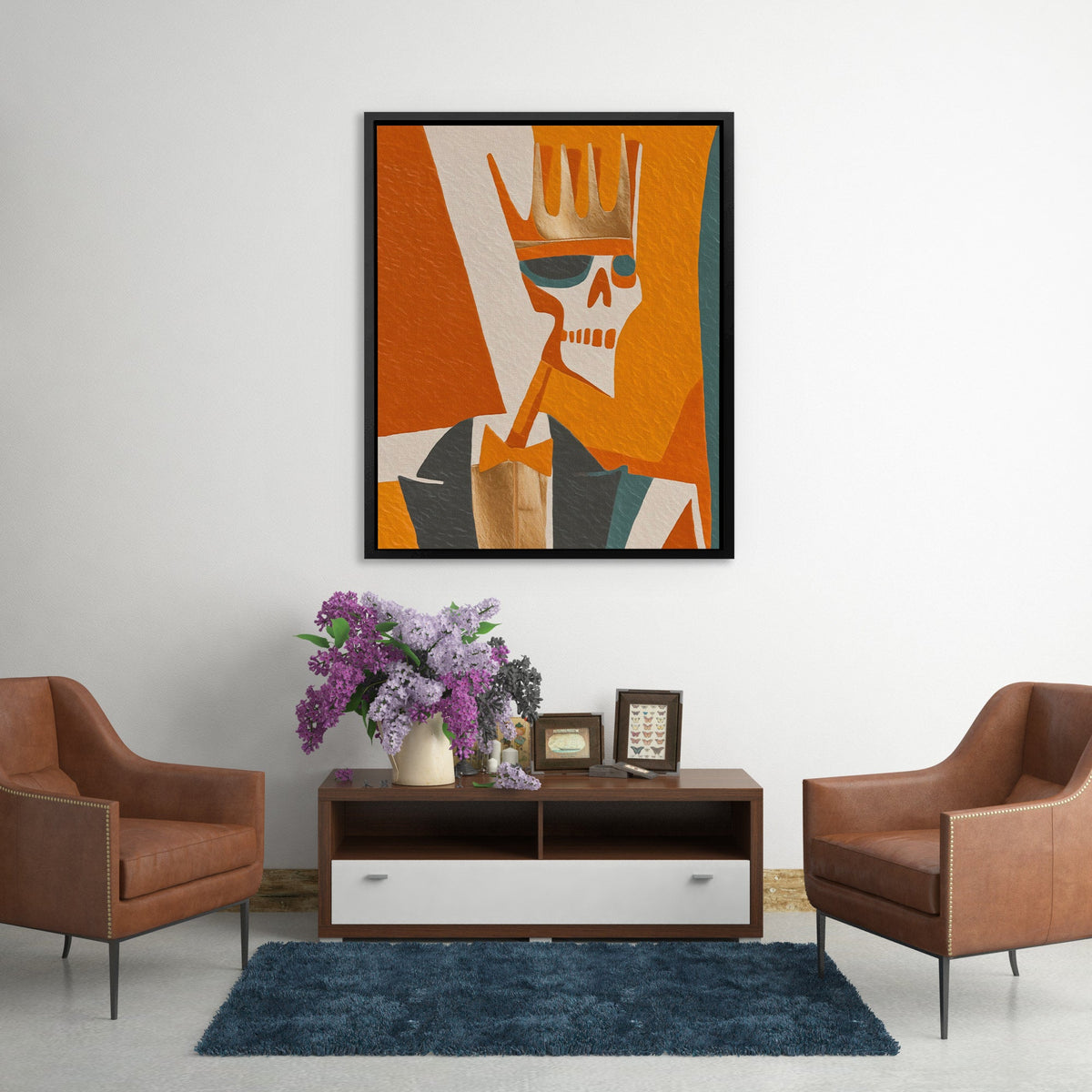 Crowned Death Executive II - Luxury Wall Art