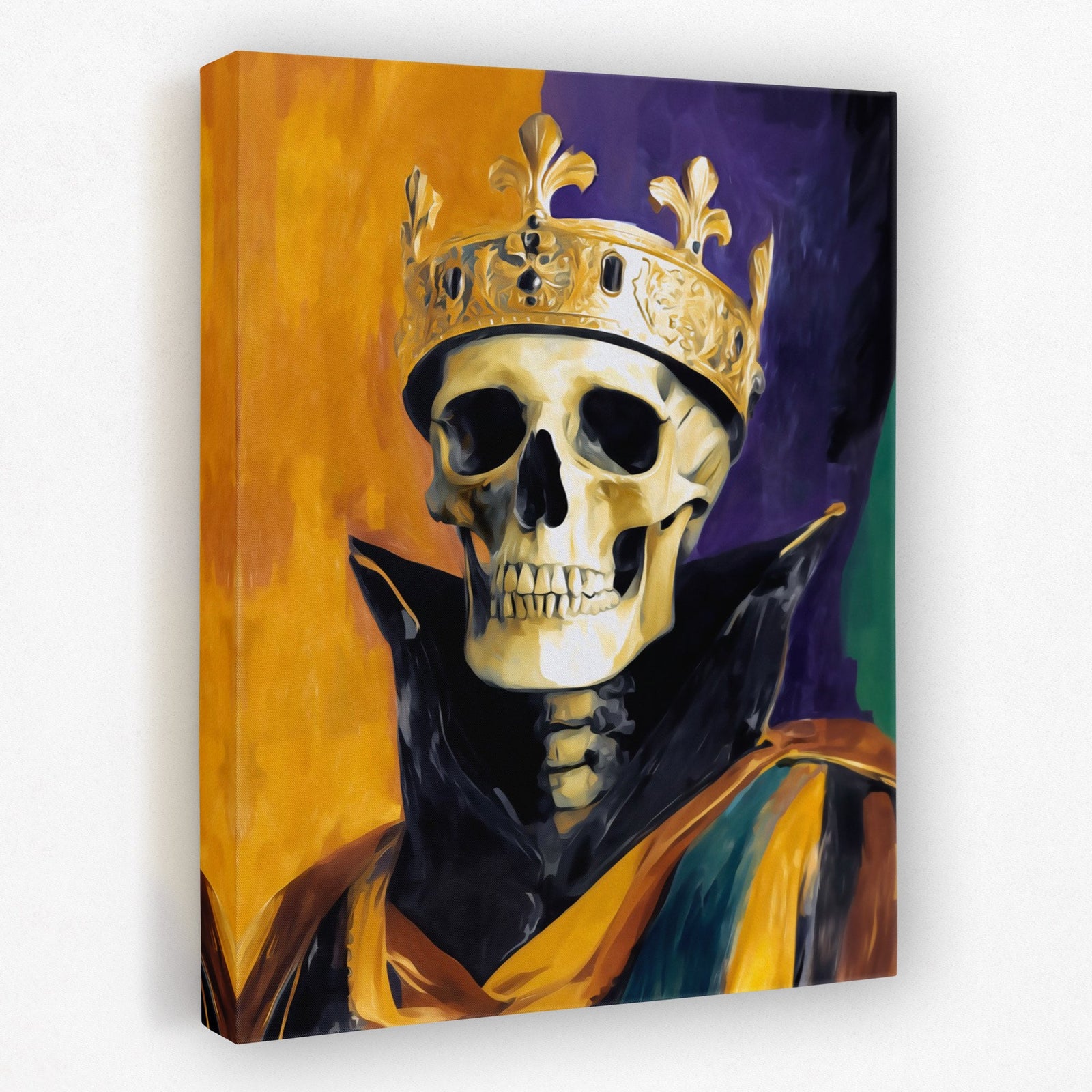 Crowned Death Portrait II - Luxury Wall Art