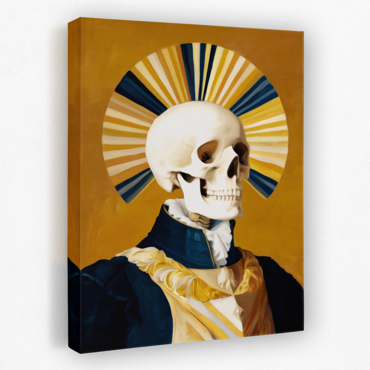 Crowned Death Portrait - Luxury Wall Art