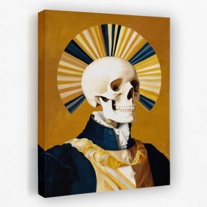 Crowned Death Portrait - Luxury Wall Art