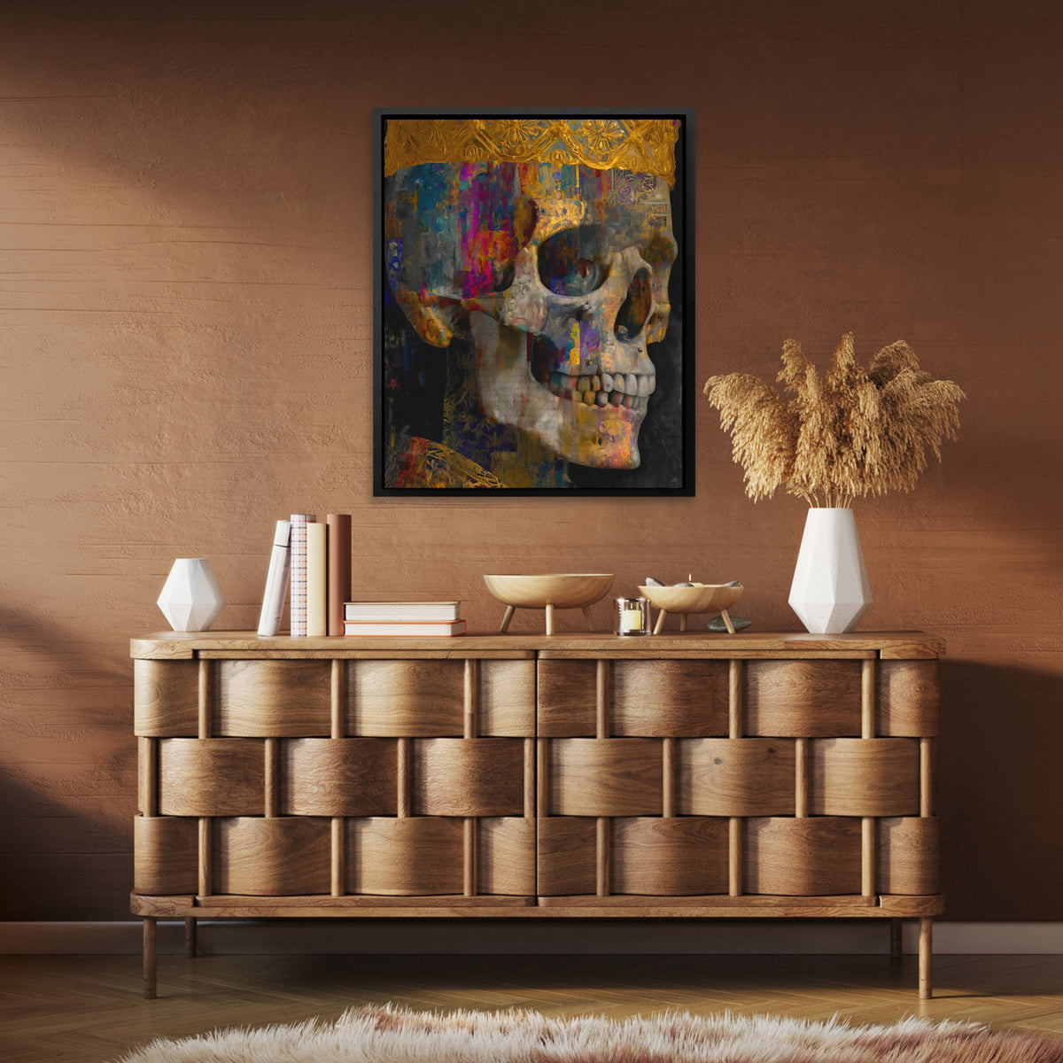 Crowned Mortality Fragments - Luxury Wall Art