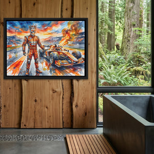 Crowned Racer Blaze — Crowned Racer Blaze Outdoor Bathroom Log Land 145