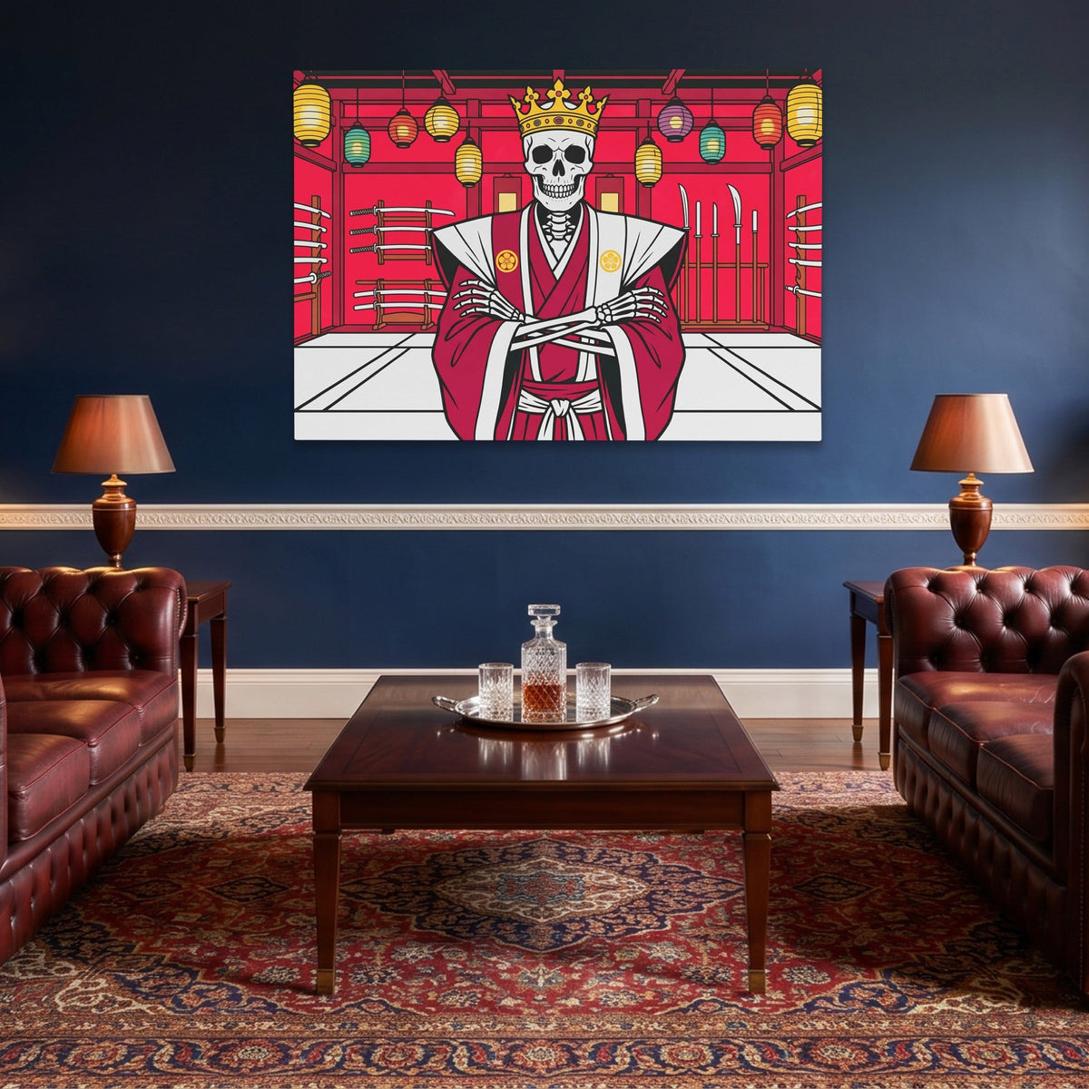 Crowned Skull Dojo - Luxury Wall Art
