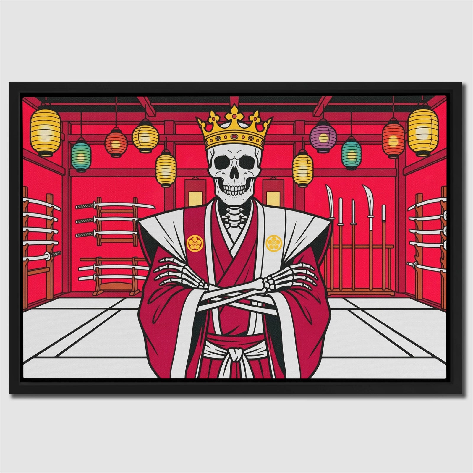 Crowned Skull Dojo - Luxury Wall Art