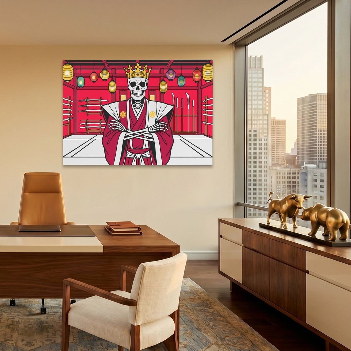 Crowned Skull Dojo - Luxury Wall Art