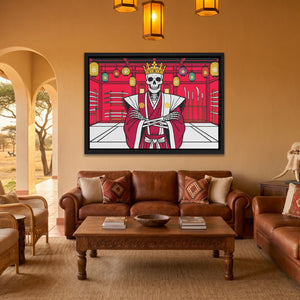 Crowned Skull Dojo - Luxury Wall Art