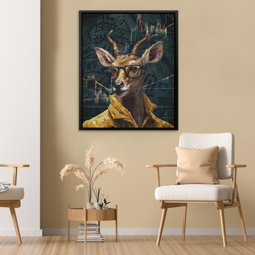 Crypto Antelope - Luxury Wall Art