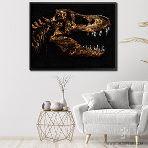 Crypto Dinosaur - Luxury Wall Art