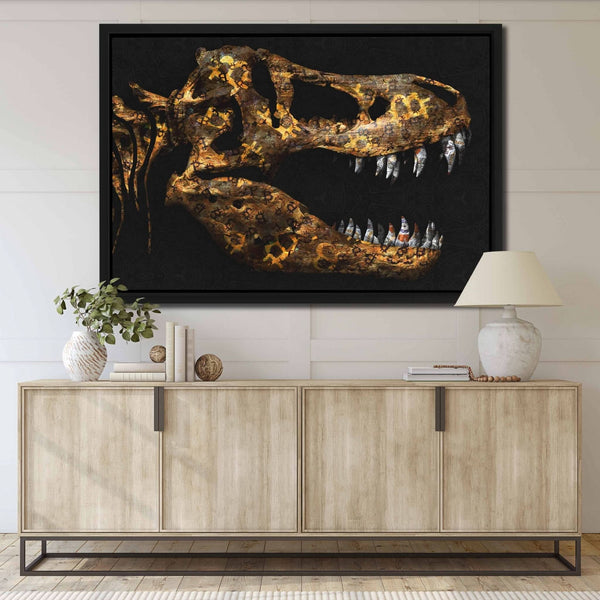 Crypto Dinosaur in a room