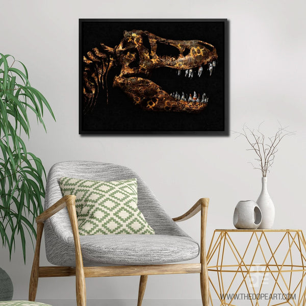 Crypto Dinosaur in a room