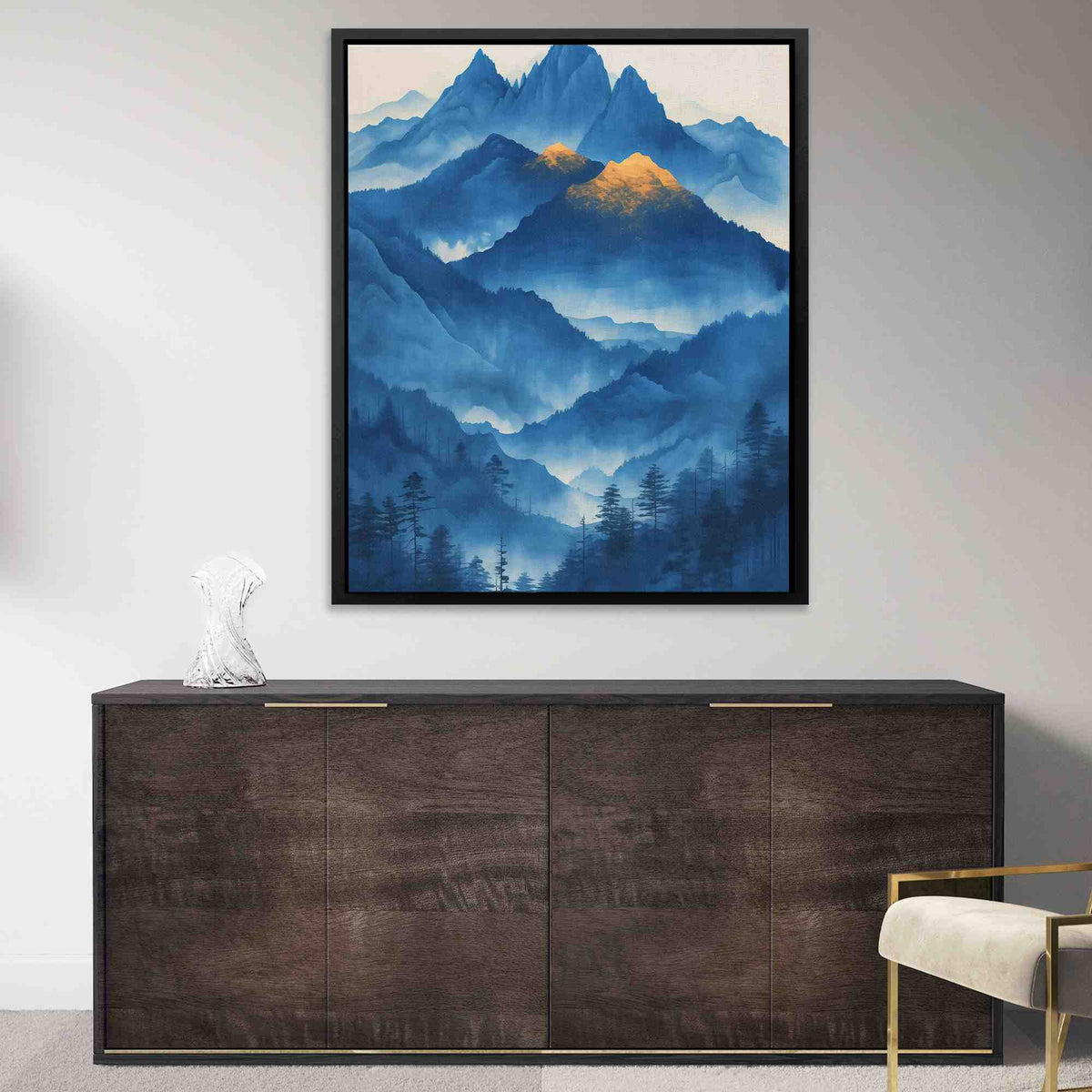 Crystal Cascade - Luxury Wall Art