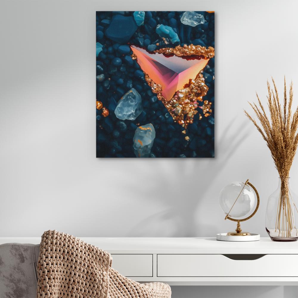 Crystalline Flow - Luxury Wall Art