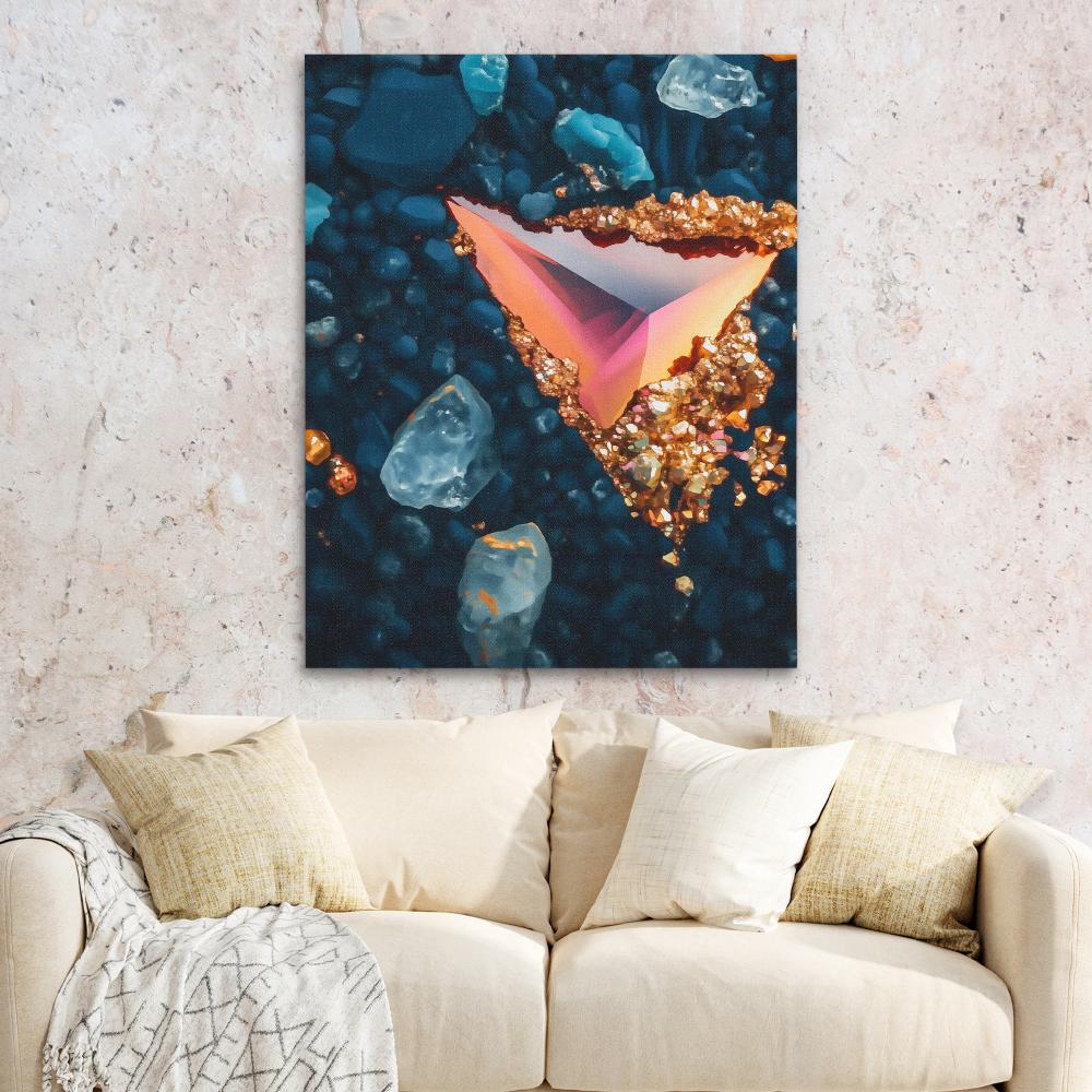 Crystalline Flow - Luxury Wall Art