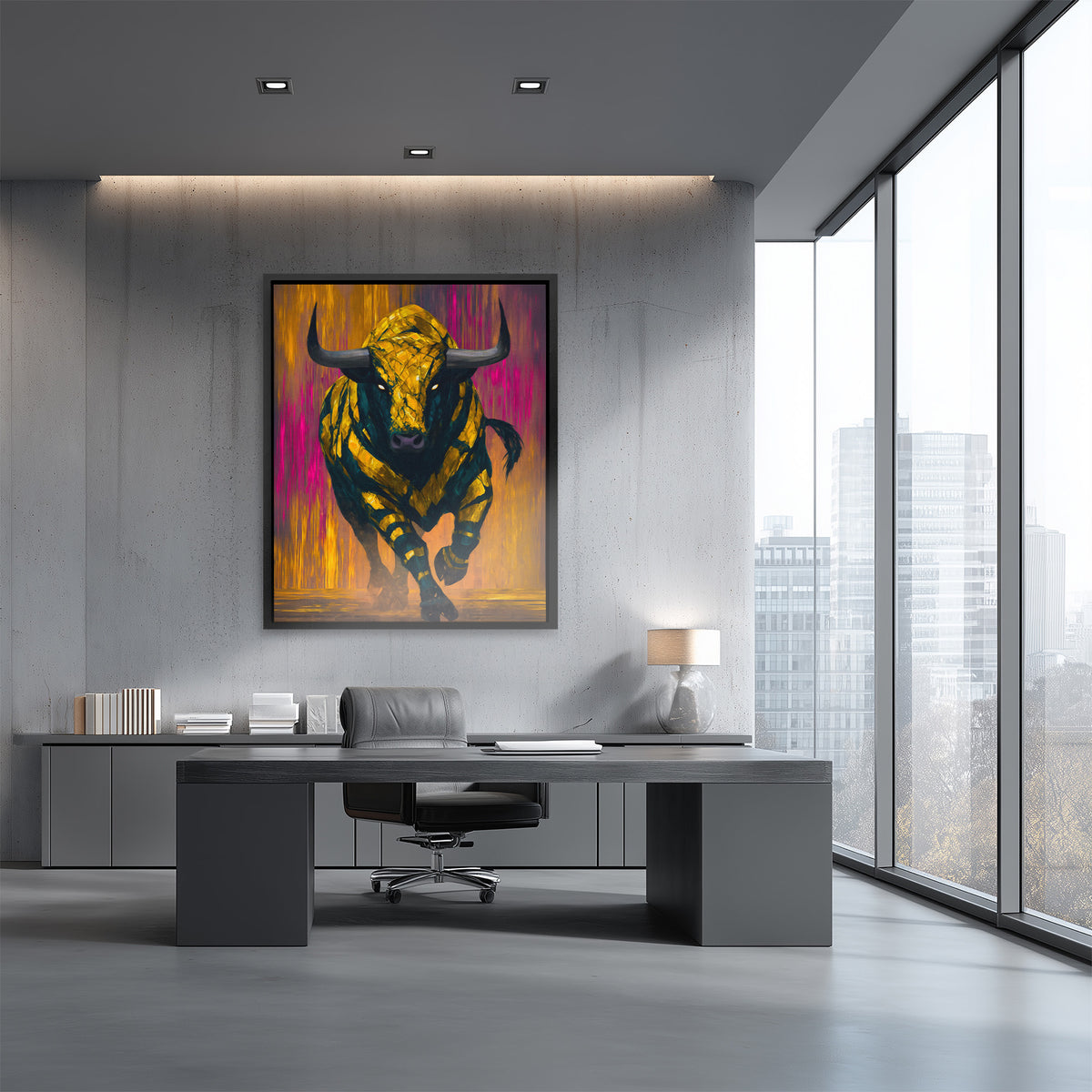 Crystalline Thunder - Luxury Wall Art