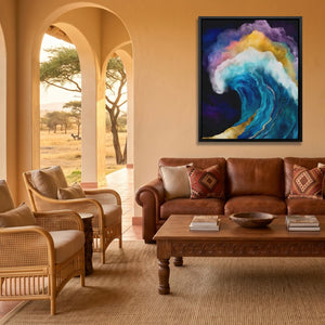 Curling Wave Barrel - Luxury Wall Art
