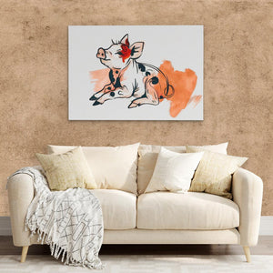 Cute Piggy - Luxury Wall Art