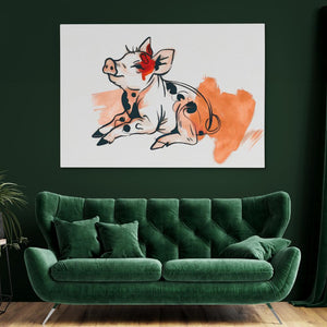 Cute Piggy - Luxury Wall Art