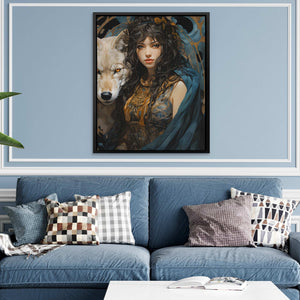 Cyan Canine - Luxury Wall Art