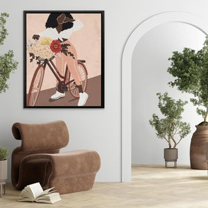 Cyclist Abstract - Luxury Wall Art