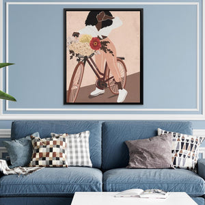 Cyclist Abstract - Luxury Wall Art