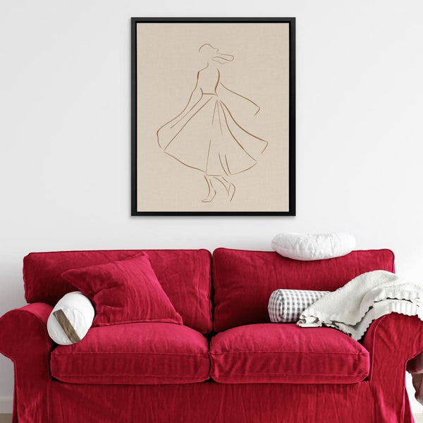 Dancing Figure in a room