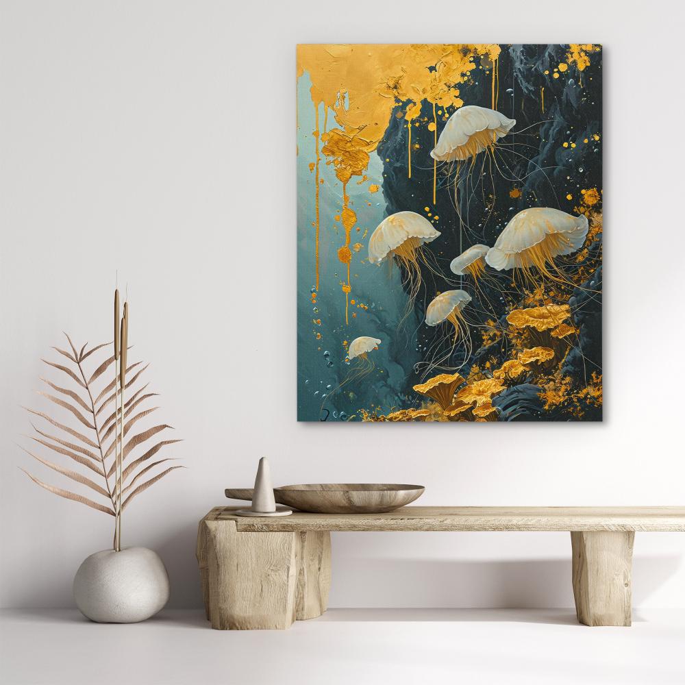Dancing Jellyfish - Luxury Wall Art