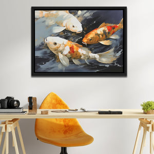 Dancing Koi - Luxury Wall Art