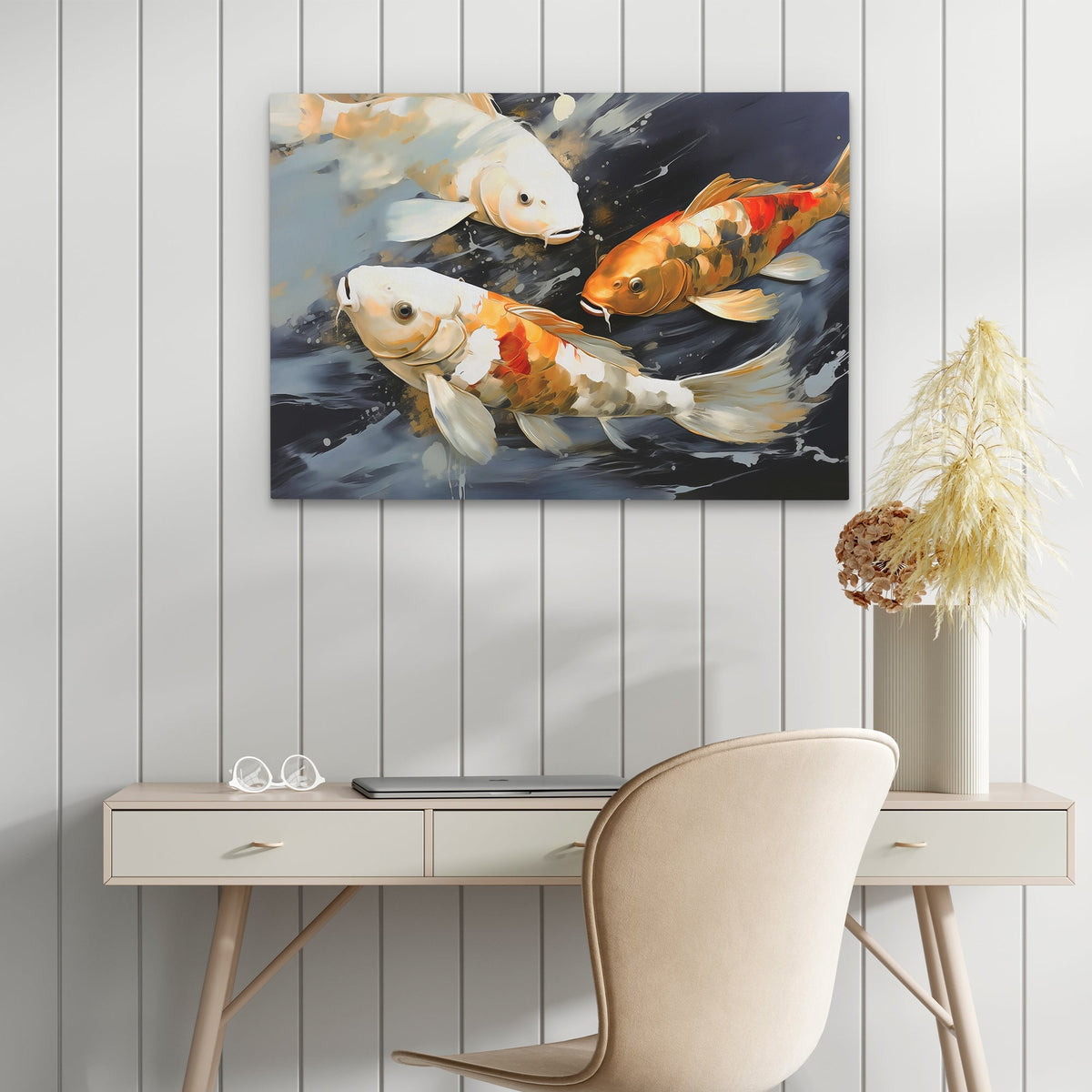 Dancing Koi - Luxury Wall Art
