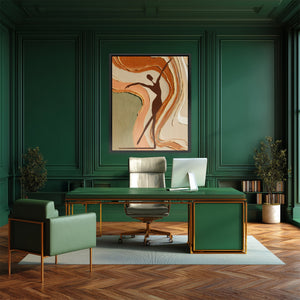 Dancing Through Amber - Luxury Wall Art