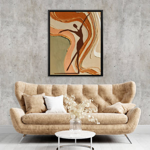 Dancing Through Amber - Luxury Wall Art