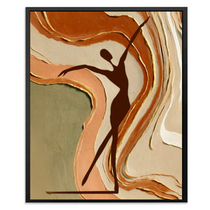 Dancing Through Amber - Luxury Wall Art