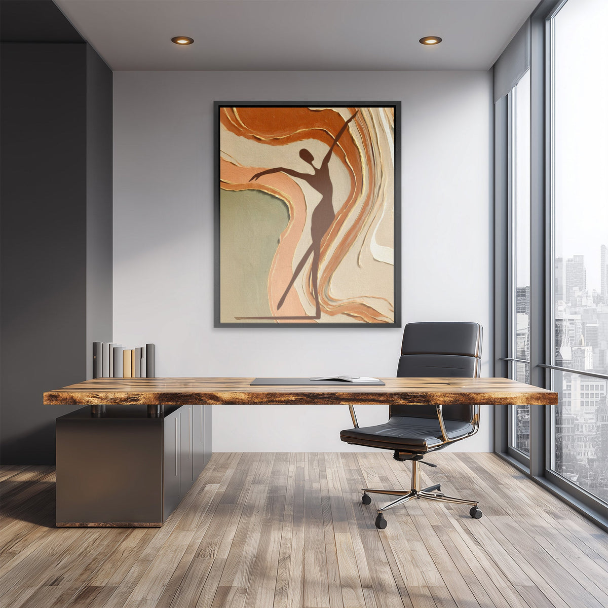 Dancing Through Amber - Luxury Wall Art