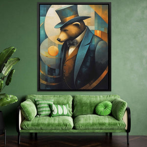 Dapper Bear - Luxury Wall Art