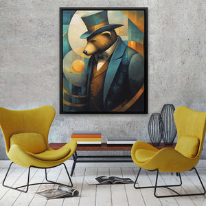 Dapper Bear - Luxury Wall Art