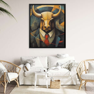 Dapper Bull - Luxury Wall Art