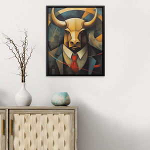 Dapper Bull - Luxury Wall Art