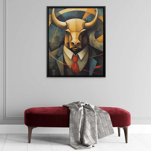 Dapper Bull - Luxury Wall Art