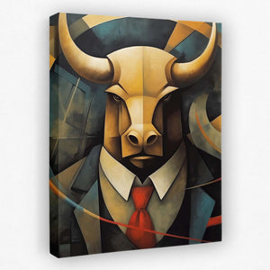 Dapper Bull - Luxury Wall Art