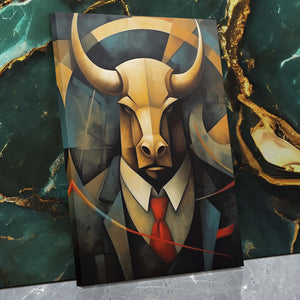 Dapper Bull - Luxury Wall Art