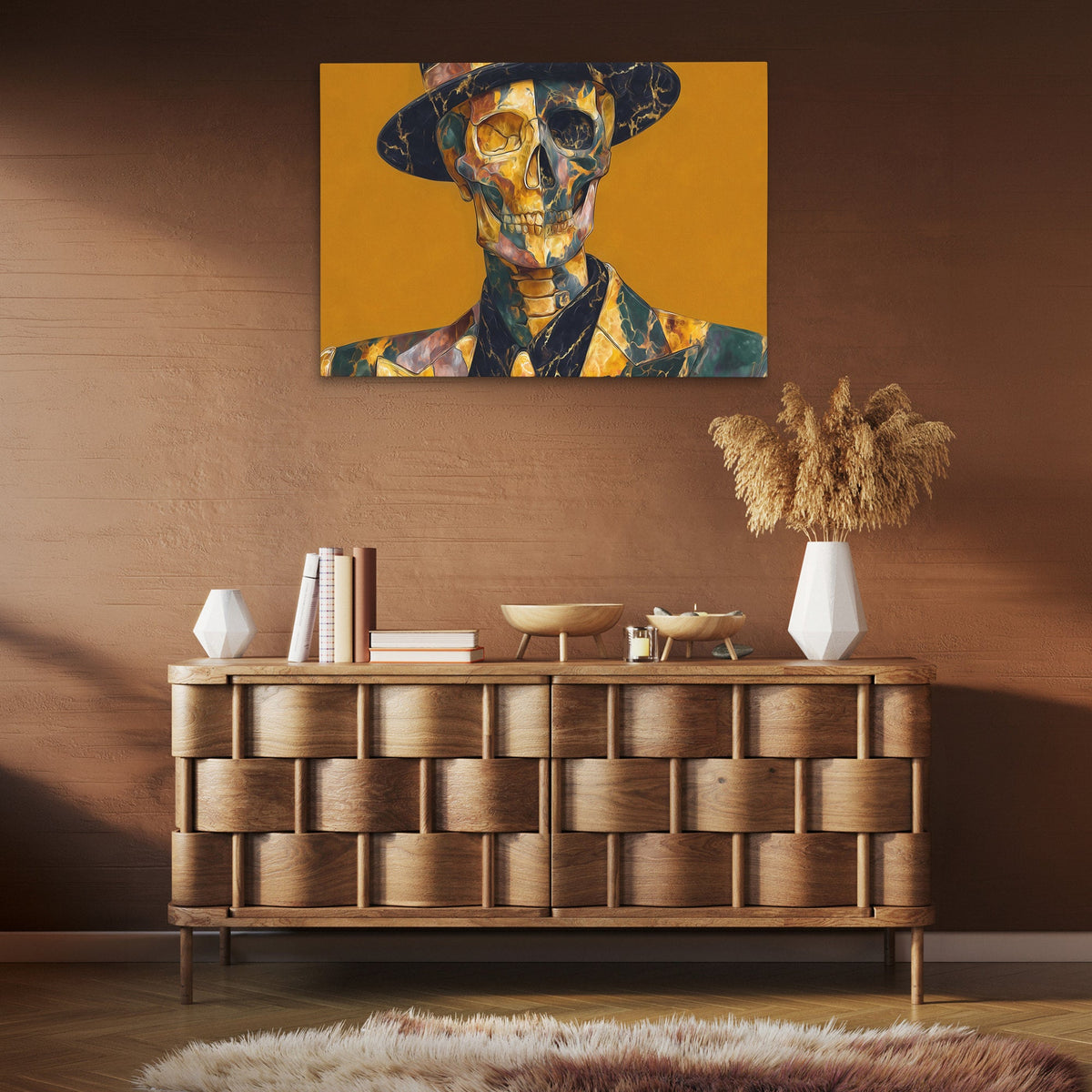 Dapper Death Portrait - Luxury Wall Art