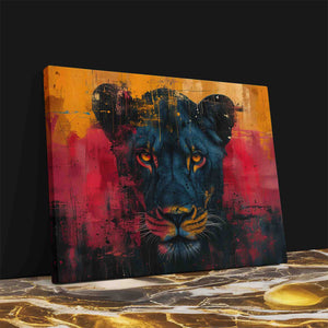 Daring Lioness - Luxury Wall Art