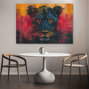 Daring Lioness - Luxury Wall Art