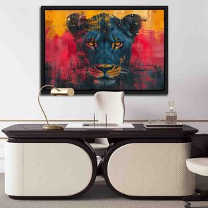 Daring Lioness - Luxury Wall Art