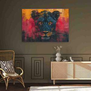 Daring Lioness - Luxury Wall Art